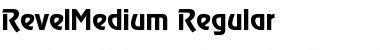 RevelMedium Regular Font