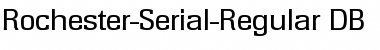 Rochester-Serial DB Regular Font