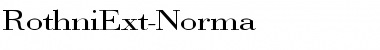 RothniExt-Norma Regular Font
