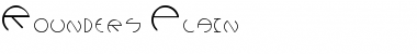 Rounders Plain Regular Font