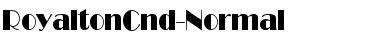 Download RoyaltonCnd-Normal Font