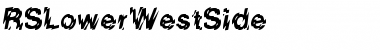 RSLowerWestSide Regular Font
