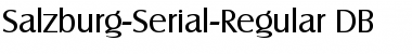 Salzburg-Serial DB Regular Font