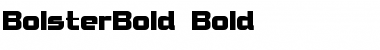 BolsterBold Font