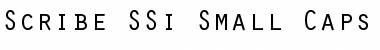 Scribe SSi Small Caps Font