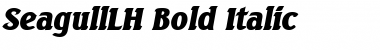 SeagullLH Bold Italic Font