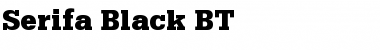 Serifa Black Font