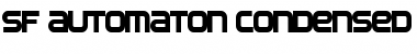 SF Automaton Condensed Regular Font