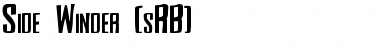 Side Winder (sRB) Regular Font