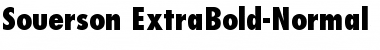 Souerson_ExtraBold-Normal Regular Font