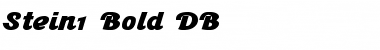 Stein1 DB Font