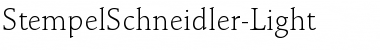 Download StempelSchneidler-Light Font