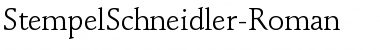 StempelSchneidler-Roman Regular Font