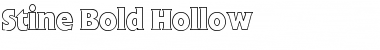 Download Stine Bold Hollow Font