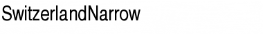 SwitzerlandNarrow Regular Font