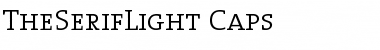 TheSerifLight Caps Font