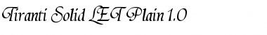 Tiranti Solid LET Plain Font