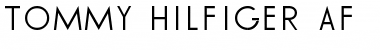 TOMMY HILFIGER AF Regular Font