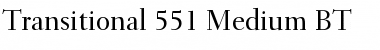 Transit551 Md BT Medium Font