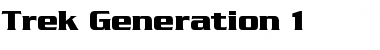 Trek Generation 1 Regular Font