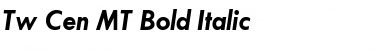 Tw Cen MT Bold Italic