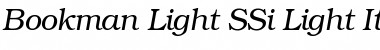 Bookman Light SSi Light Italic Font