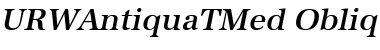 URWAntiquaTMed Font