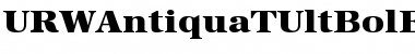 URWAntiquaTUltBolExtWid Regular Font