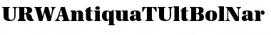 Download URWAntiquaTUltBolNar Font