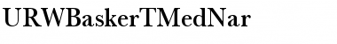 URWBaskerTMedNar Regular Font