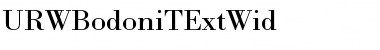 URWBodoniTExtWid Font