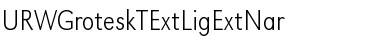 Download URWGroteskTExtLigExtNar Font