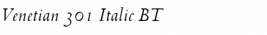 Venetian301 BT Italic