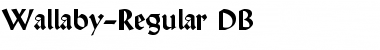 Wallaby DB Regular Font
