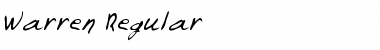 Warren Regular Font