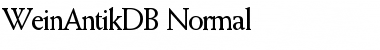 WeinAntikDB Normal Font