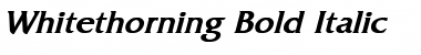 Download Whitethorning Font
