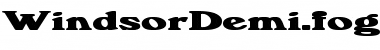Download WindsorDemi.fog Ex Bold Font