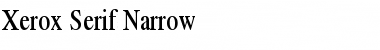 Xerox Serif Narrow Regular Font