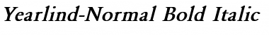 Yearlind-Normal Font