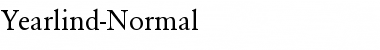 Yearlind-Normal Redular Font