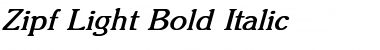 Zipf Light Bold Italic