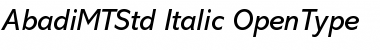 Abadi MT Std Italic