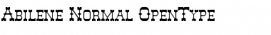 Abilene Normal Font