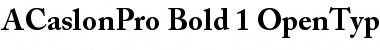 Adobe Caslon Pro Bold