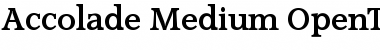 Accolade-Medium Font