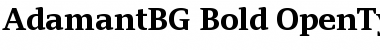 Adamant BG Font