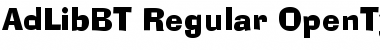 Ad Lib Regular Font