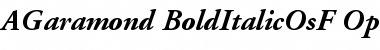 Adobe Garamond Bold Italic OsF