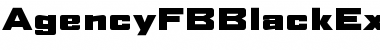 AgencyFBBlackExt Regular Font